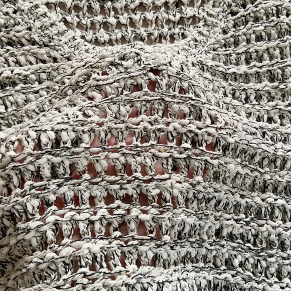 Loft Sweater Open-Weave V-Neck Pullover - Picture 7 of 7